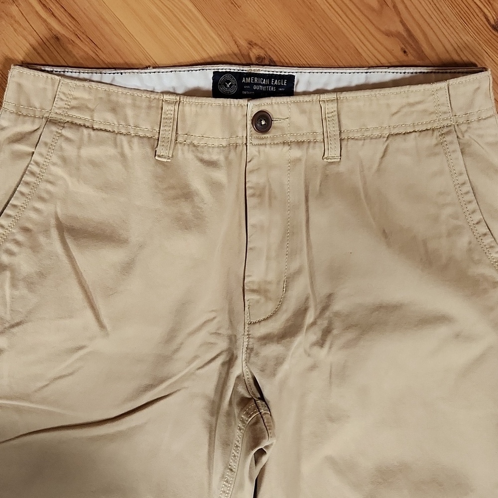 American Eagle Outfitters Relaxed Straight Khakis - Picture 2 of 7